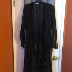 Black Swimsuit Coverup